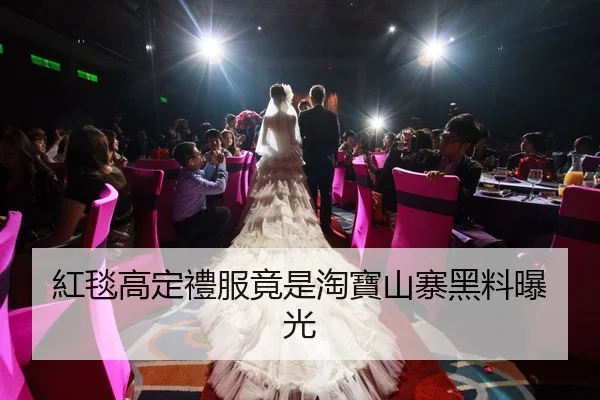 紅毯高定禮服竟是淘寶山寨黑料曝光